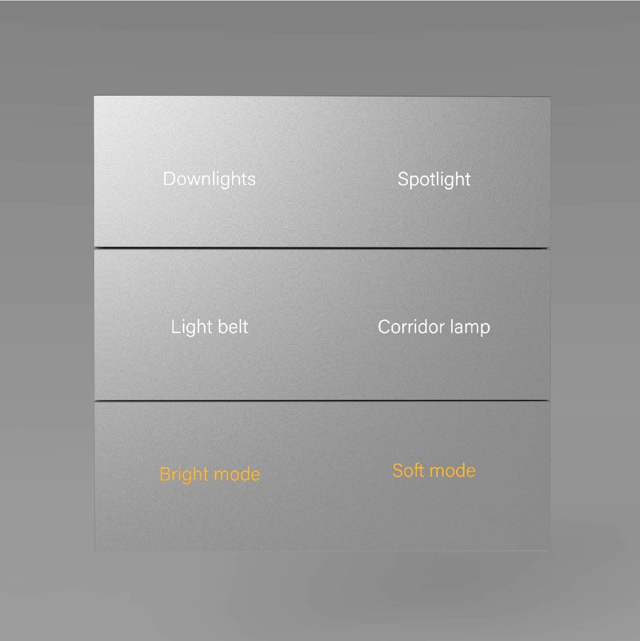 M8 Six keys Multifunction switch